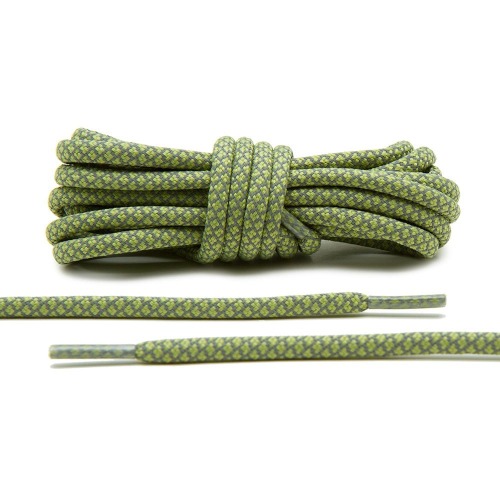 OLIVE 3M REFLECTIVE ROPE LACES [3M06]