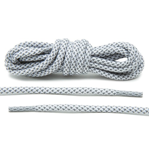 WHITE 3M INVERSE ROPE LACES [I02]