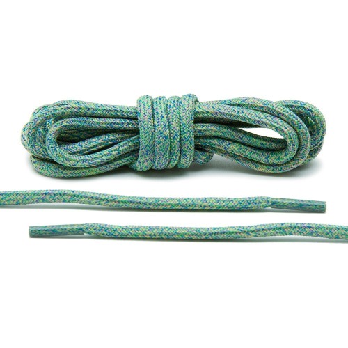 GREEN MULTI-COLOR ROPE LACES [M04]