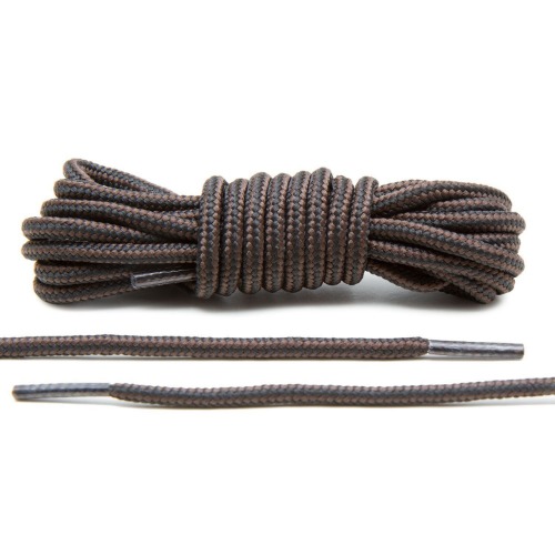 BLACK/BROWN BOOT LACES [B02]