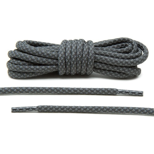 CHARCOAL 3M INVERSE ROPE LACES [I05]