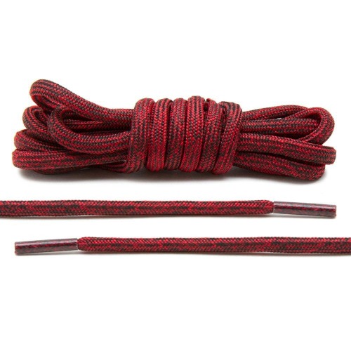 BLACK/RED MULTI-COLOR ROPE LACES [M01]